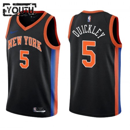 Dres New York Knicks Immanuel Quickley 5 Nike 2022-23 City Edition Swingman - Dječji